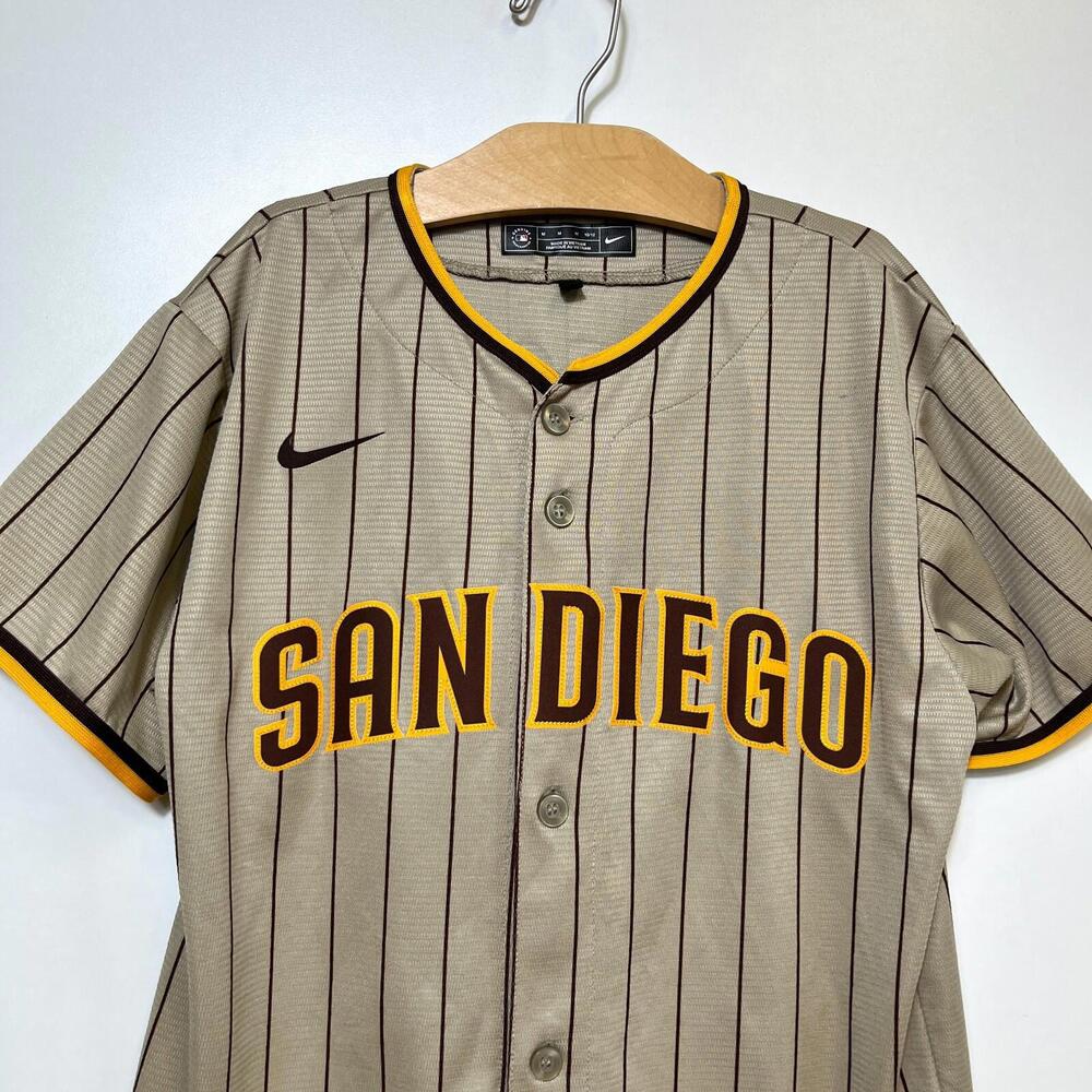 2021-22 MLB San Diego Padres Nike Away Jersey Kids Size M #23 Tatis Jr.